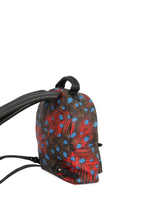 Louis Vuitton Backpack Monogram Jungle Dot Palm Spring PM Noir Black Red Blue